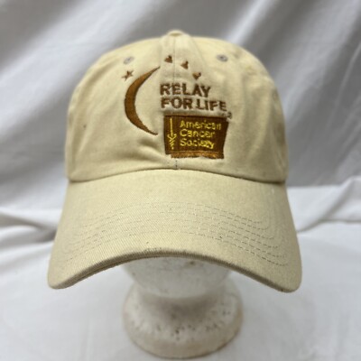 trucker hat baseball Cap Vintage Relay For Life Caregiver American Cancer