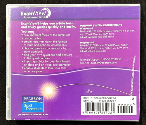 3rd Grade - SCIENCE - EXAMVIEW Test Generator CD-ROM (2008, Scott Foresman) - Picture 2 of 5