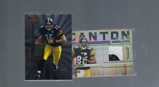 2009 CANTON ABSOLUTES JERSEY HINES WARD 2 COLOR JERSEY + 1998 BOWMAN'S BEST RC