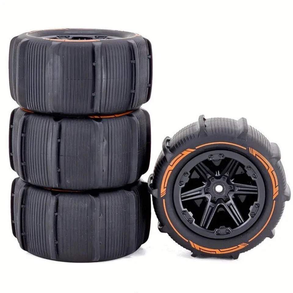 RC 1/14 Snow Sand Paddles Tires Wheels for 1/16 Traxxas E-Revo Hyper Wltoys Tyre - Image 2 of 4