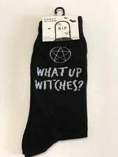 Halloween Socks Casual Novelty Crew Funky Socks Unisex 6-12 Black New