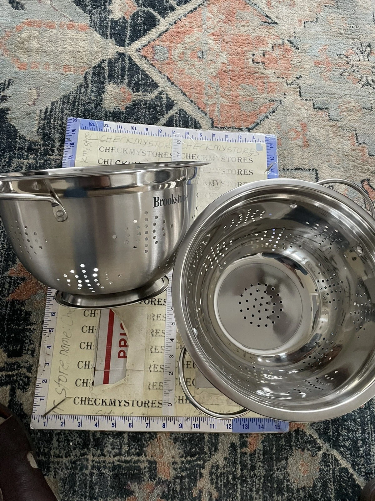 2X New Brookstone 8qt. German Colander Stainless Steel Stain Resistant
Opens in a new window or tab