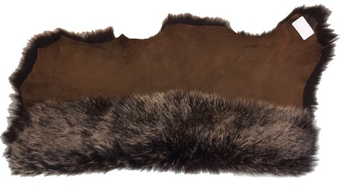 Whiskey Sheepskin Toscana Gold Tip Lambskin Clothing, Garments, Collars, - Picture 2 of 2