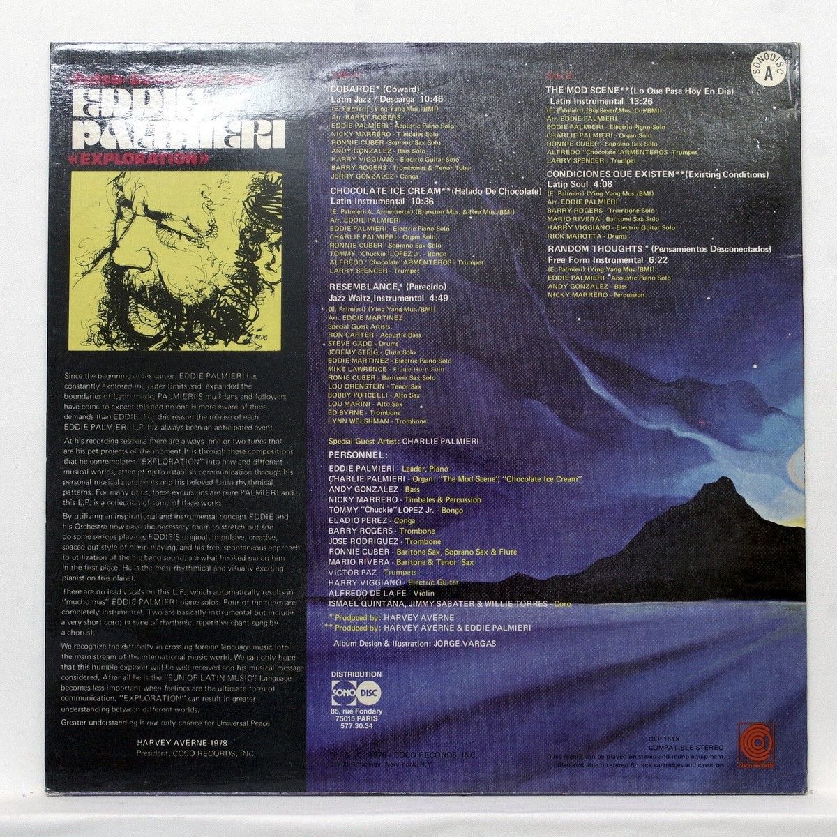 EDDIE PALMIERI ⸺ exploration ⸺ salsa-jazz-descarga ⸺ COCO