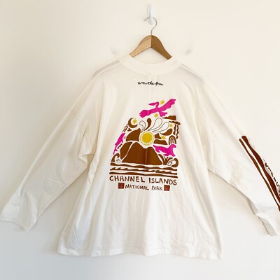 Free People National Parks Channel Islands Long Sleeve Tee Shirt Neutral XS