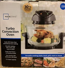 Mainstays Turbo Convection Oven, 12.5 Quarts
