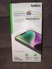 Belkin Screen Protector Tempered Glass for iphone 14 plus/13 Pro Max
