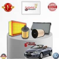 Set Service 4 Filter VW EOS 2.0 Tdi 103KW 140CV Von 2006->