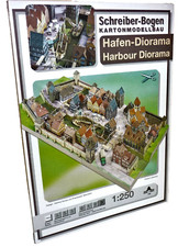 + Kartonmodell HAFEN-DIORAMA Schreiber-Bogen 798  Geeignet für Spur Z