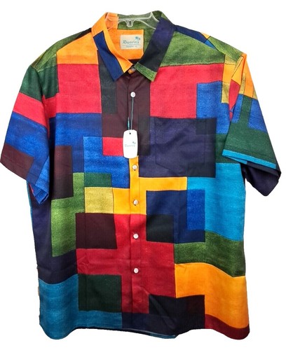 VTG 2000 PATAGONIA PATALOHA FLORAL MEN'S HAWAIIAN SHIRT SZ 2XL