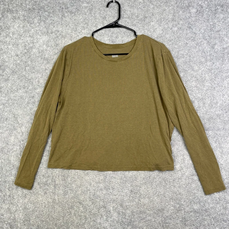 girlfriend-collective reset cropped long sleeve shirt
