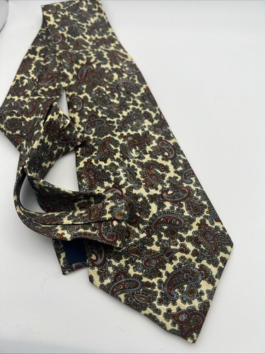 FloRence & K FloRence Silk Mens Paisley Tie - Picture 4 of 6