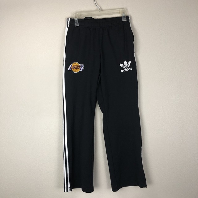 Adidas Los Angeles Lakers Sweatpants Size Small Zipper Pockets NBA eBay