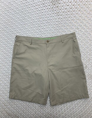 IZOD Golf Shorts Mens Sz 40 (40x10 Beige Flat Front athletic