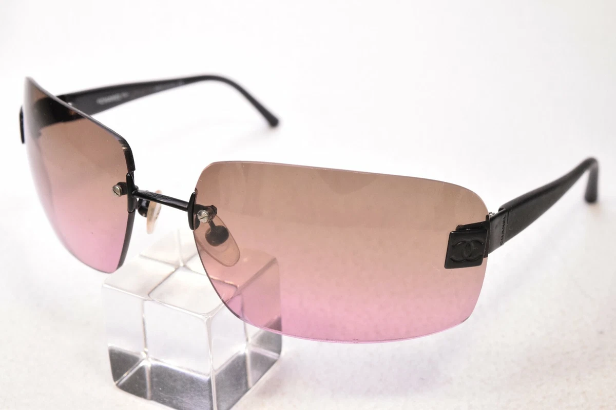 Vintage Chanel Pink Rimless Sunglasses - Gem