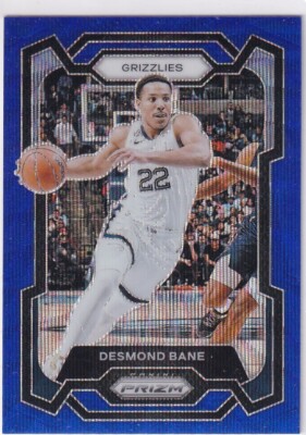 2023-24 Panini Prizm NBA Basketball No. 105 Desmond Bane Blue Wave Prizm