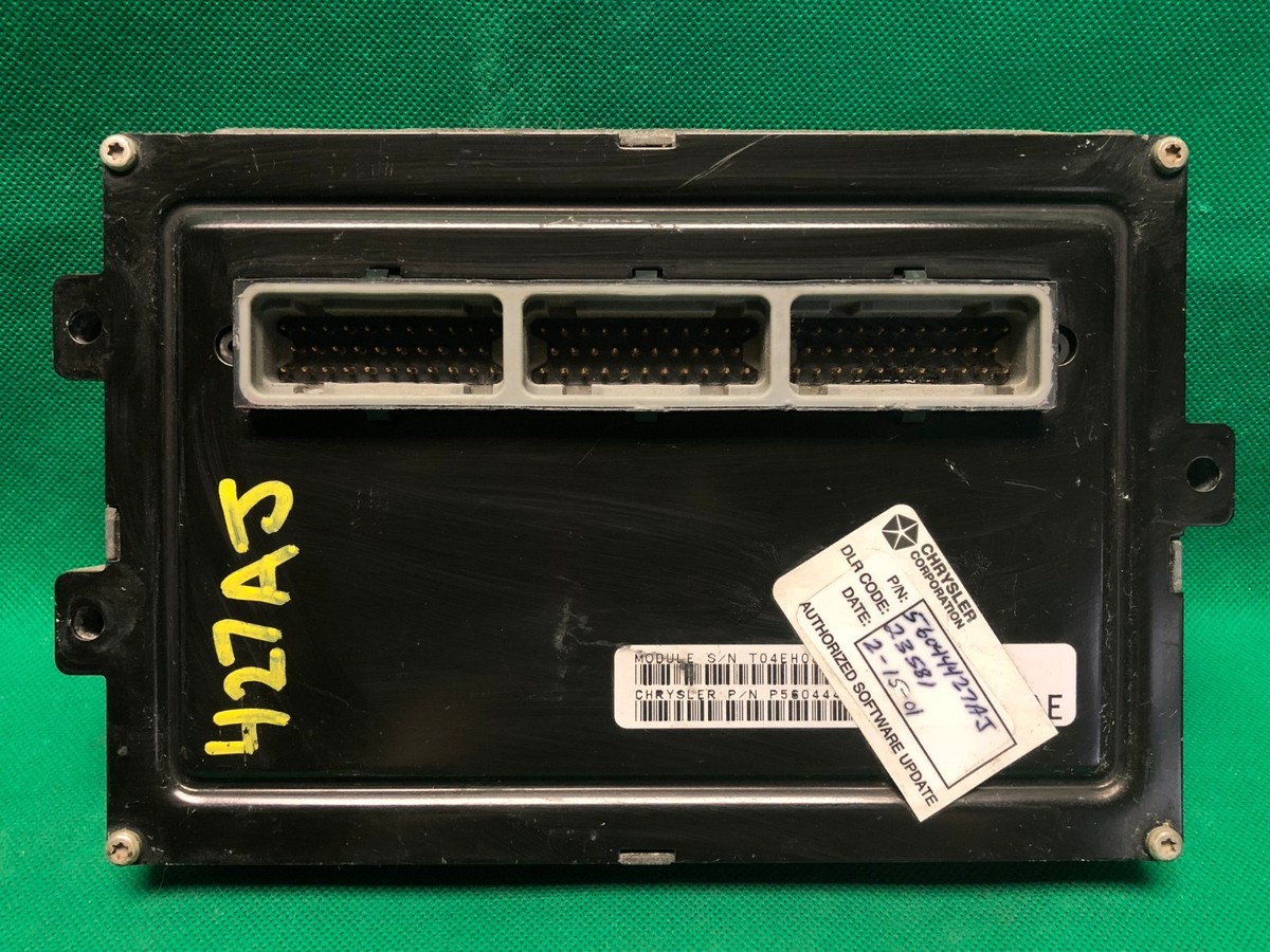 【確認用】C55銘板 99 Jeep Grand Cherokee V8 ECU Computer P56044427ae 427 for
