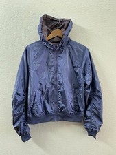 Fabletics Amara Shine Hoodie Jacket Reversible Blue Purple Medium Gym Fitness