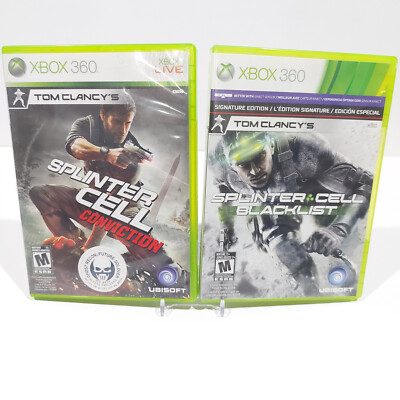 Tom Clancy s Splinter Cell: Blacklist & Conviction  Xbox 360 CIB Tested NTSC