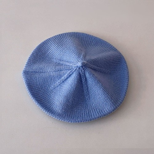 Baby Bonnet Artist Cap Knitted Hat Beret Hat Warm Solid Color Vintage ~^ - Picture 14 of 24