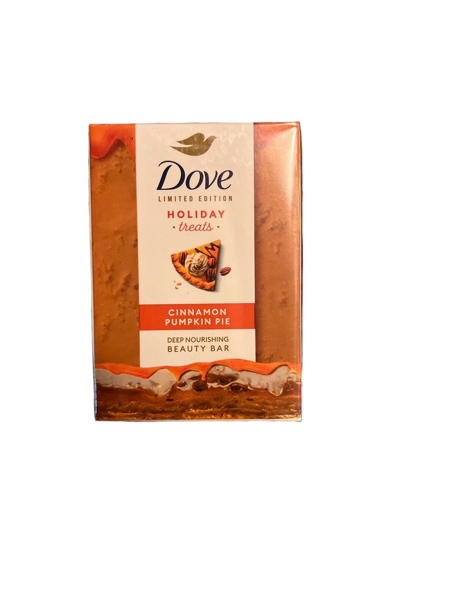 Dove Holiday Treats Beauty Bar Soap Cinnamon Pumpkin Pie LIMITED