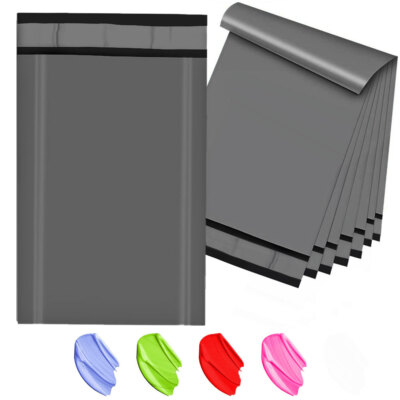100 12 x 16'' graue Versandsäcke stark Paket Porto Kunststoffpost Poly selbstversiegelnd