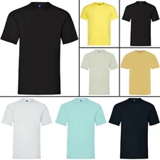 Kruze Mens T Shirts Cotton Short Sleeve T-shirt Plain Casual Sport Crew Neck Top