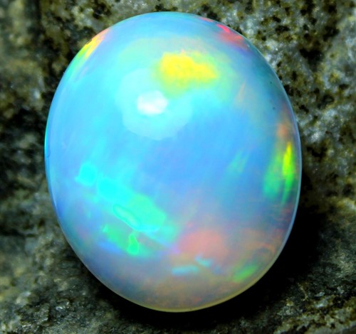 Certification 100% Natural Ethiopian Opal Flashing Fire Loose Gemstone 9.55 Cts - Picture 5 of 14