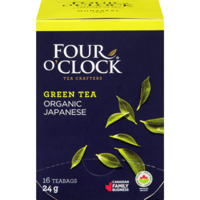 4-Pack Four O'Clock Organic Green Tea