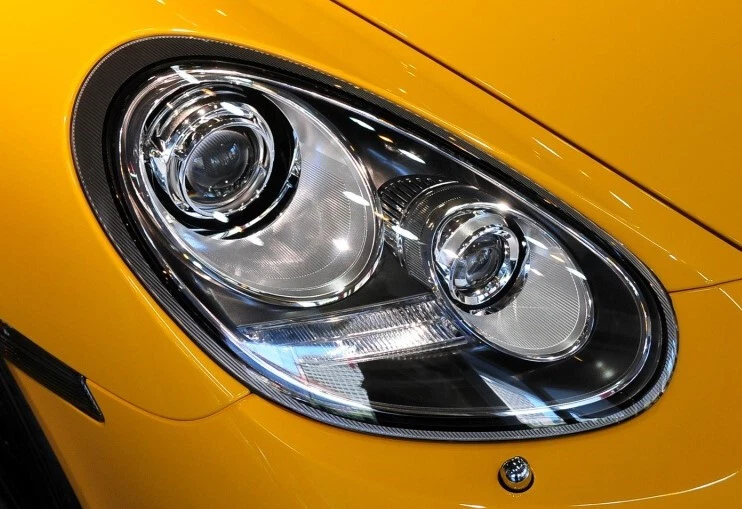 Cubierta de lente de faro transparente lateral derecho 1 pieza para Porsche Cayenne 2009-2012 Foto 4 de 4