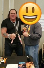 AUTOGRAPHED SIGNED Brutus The Barber Beefcake LJN Wrestling Superstars Figure