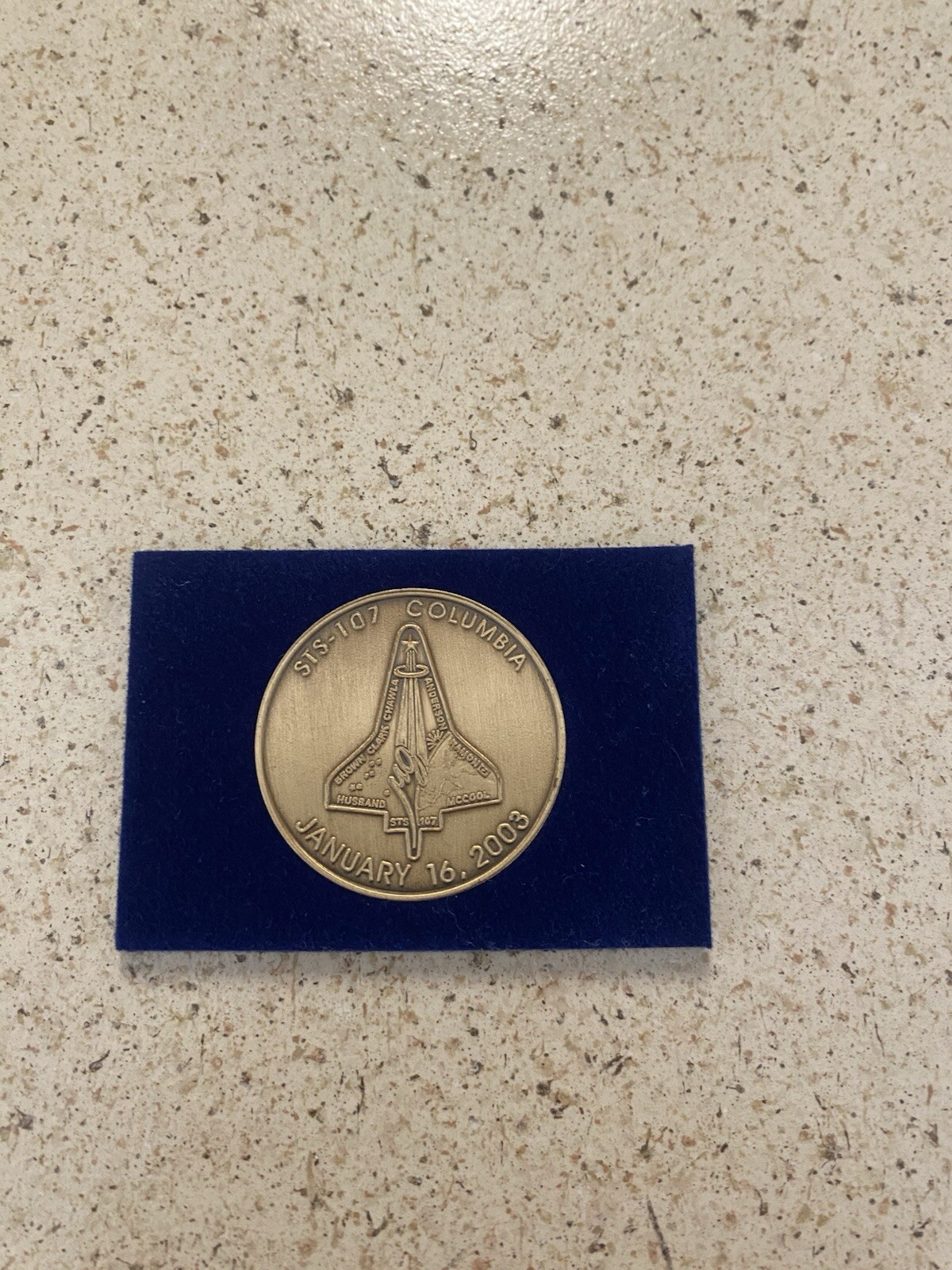 STS-107 Columbia Space Shuttle Mission Commemorative Coin NASA