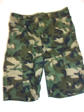 EUC Childrens Place Elastic Waist Boys Size 10 Husky Camouflage Cargo Shorts