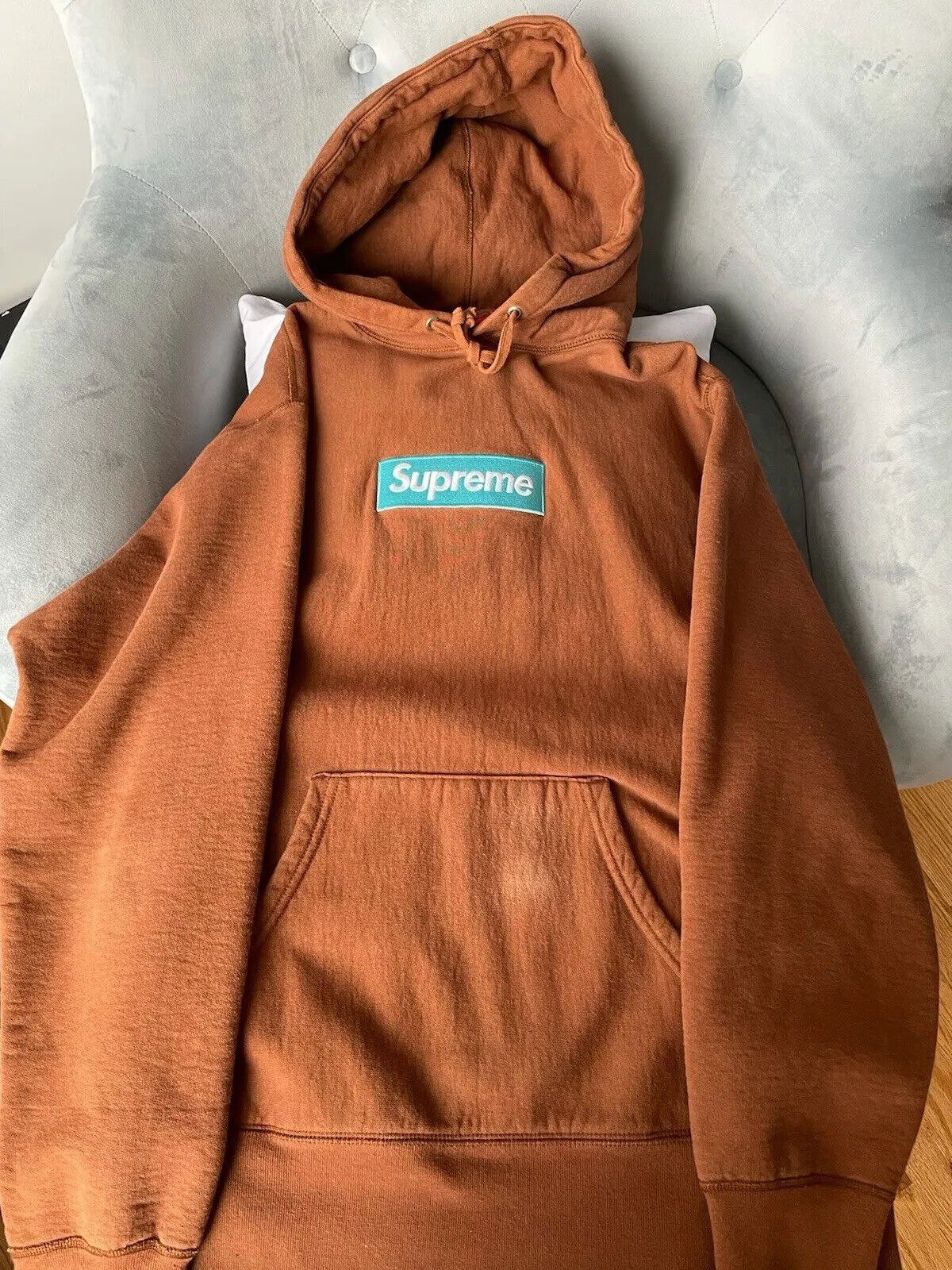 Supreme 18AW Box Logo Crewneck rust