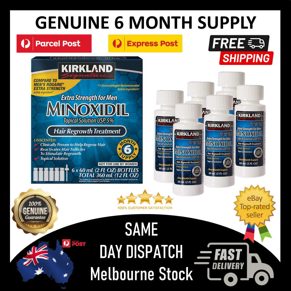 ⭐Costco Branded Generic Minoxidil 5 Mens Hair Loss Drops Treatment 16