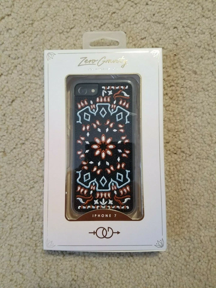NIB Zero Gravity Los Angeles Black Stitched Embroidered iPhone 7 Case - Image 2 of 3