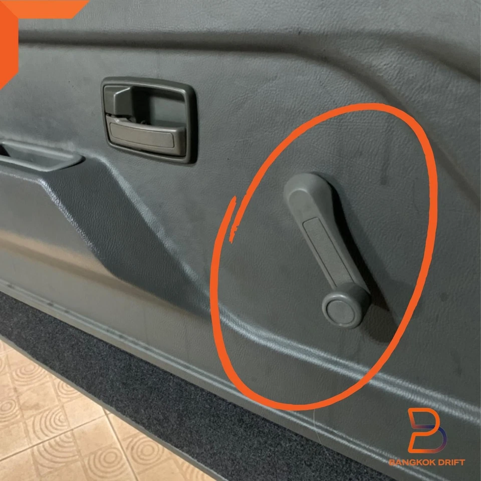 Conjunto de manivela de ventana crema para camioneta Isuzu KB TF TFR Chevrolet LUV 1980-95 Foto 2 de 4