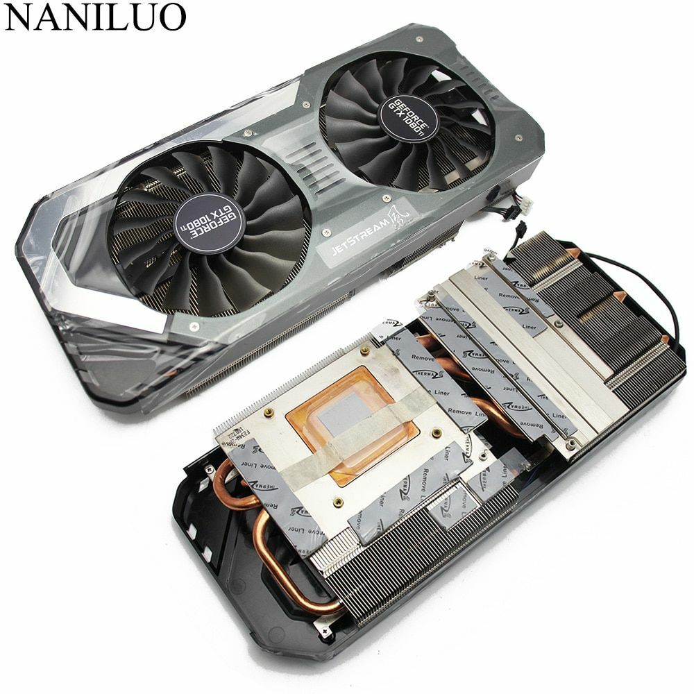 GAA8S2U FD10015H12S Cooler Fan For PALIT GeForce GTX1080Ti Super JetStream  Video