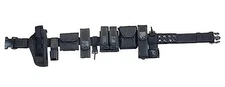 Black Tactical Police Duty Belt - Comes w/ All Attachments Shown! - SuperBelt!