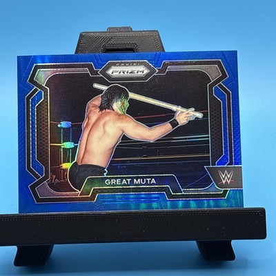 2024 Panini Prizm WWE Blue Prizm /199 Great Muta #74 0sb5