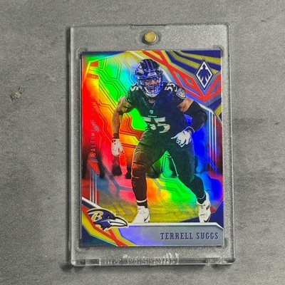 2018 Panini Phoenix Terrell Suggs #8 Color Burst Prizm Baltimore Ravens