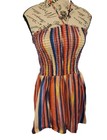 NO BOUNDARIES multicolor stripped polyester sleeveless romper -size L 11/13 — photo 2