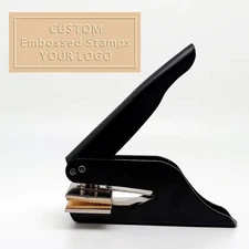 Embosser Stamp Custom Library Book Wedding Invitation Card Seal