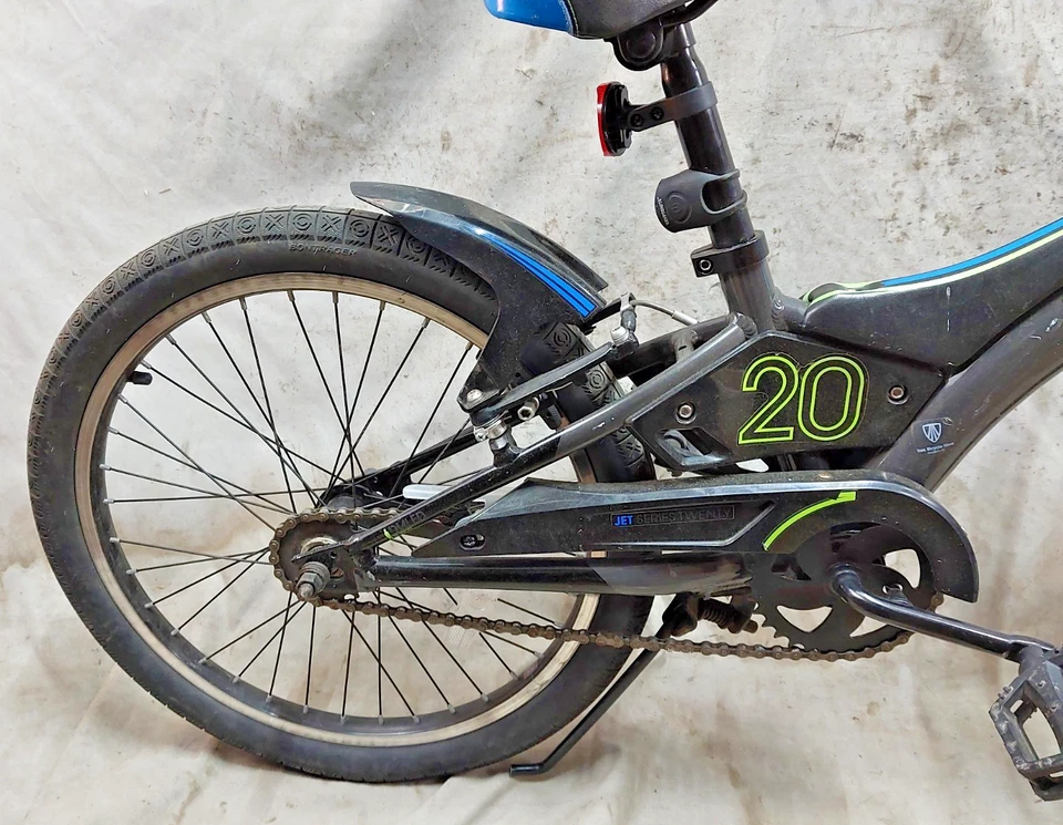 2015 Trek 20" Kids Bike Black Single Speed SS V-Brake Coaster Rigid Fenders Cafe - Image 3 of 4
