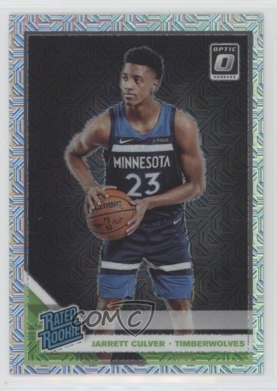 2019-20 Panini Donruss Optic Rated Rookie Choice Prizm Jarrett Culver #160 15fy