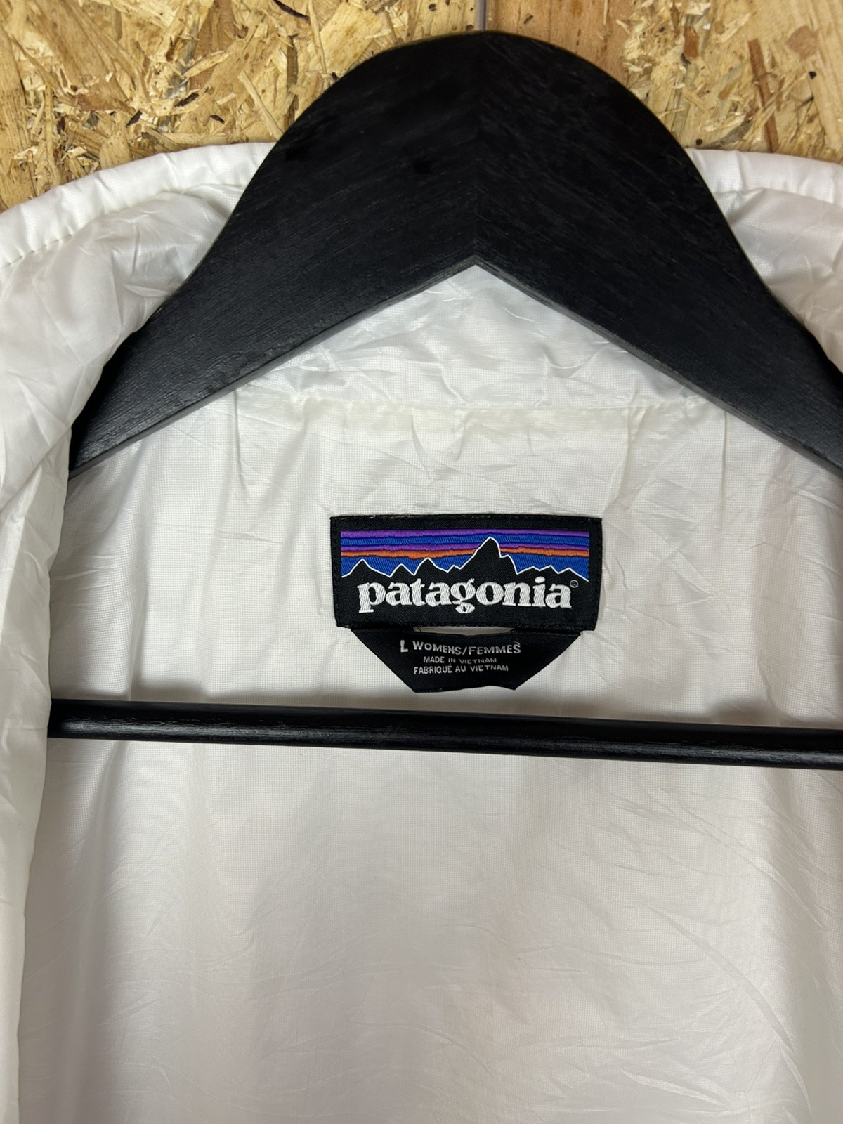 Patagonia Nano Puff Jacket Womens Lightweight Insulated White Large thumbnail 6