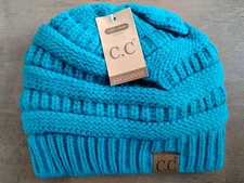 C.C. Exclusives, HAT-25 SK Hat Shop, Teal, Fuzzy Lining, Gift, NEW