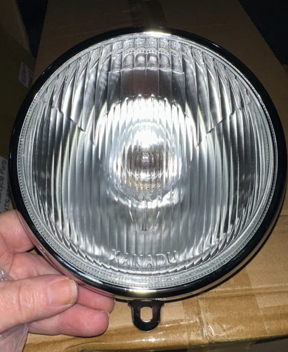 6V HEADLIGHT ASSY WITH REPLACEABLE BULB MOST CT90 CT70 CT110 ST90 OTHERS (S1294)