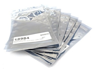 10X ESD Packaging Bags Silver 10X15Cm Zip Closure 100X150Mm Shielding Bag