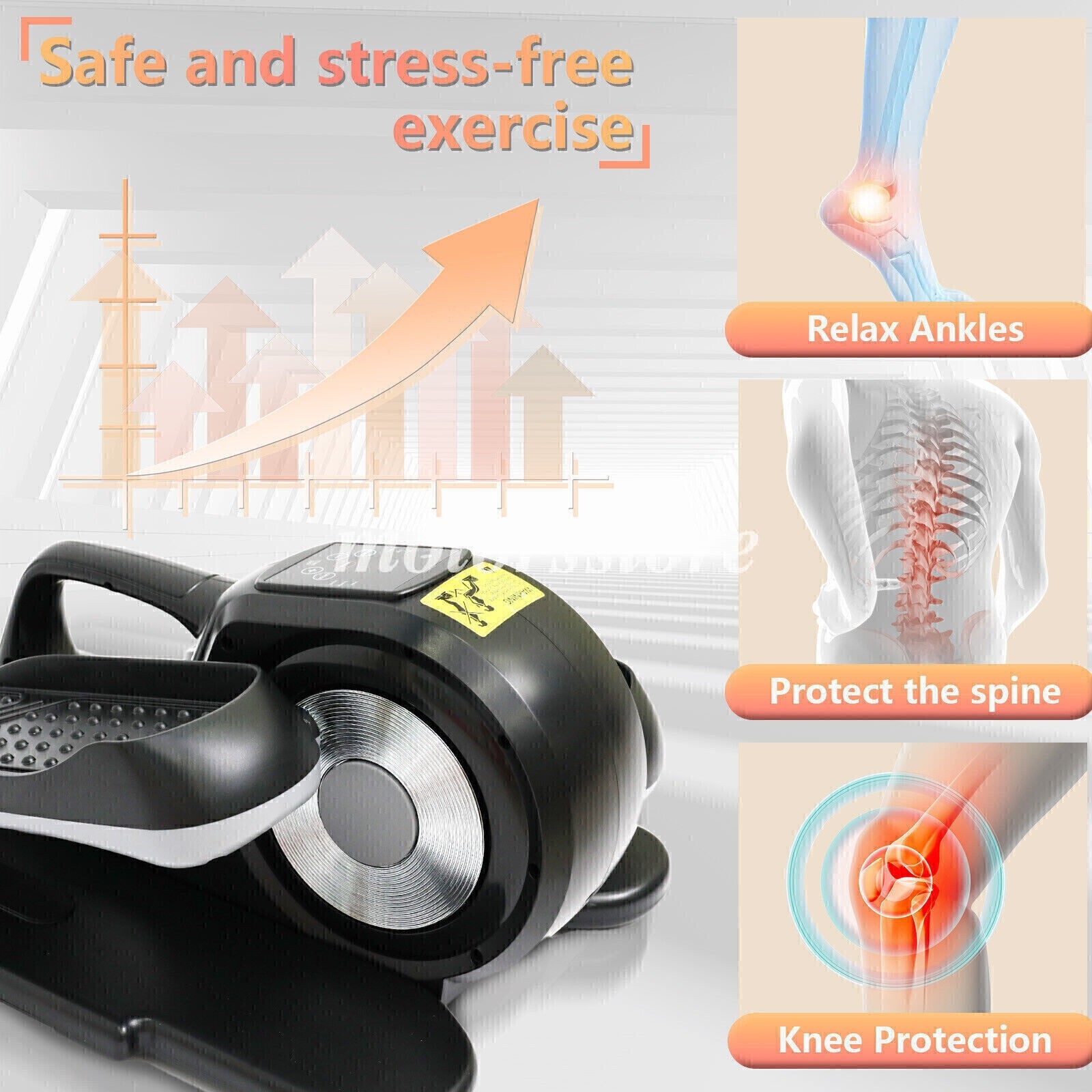 Ellipse Leg Exerciser as Seen on Tv Under Desk Elliptical Machine Seated Eclipse